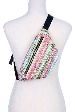 Trendy Straw Fanny Pack FM-ABG476