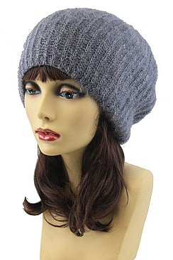 Fashion Pompom Mohair Beanies FM-HT670