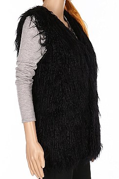 Elegant Soft Fur Vest FM-AV167