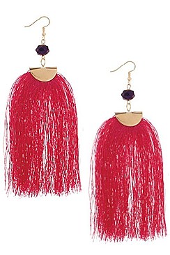 Pack of 12 (pieces) Assorted Tassel Dangle Earring FMERG8558