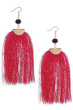 Pack of 12 (pieces) Assorted Tassel Dangle Earring FMERG8558