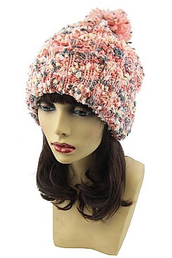 COMFY Pom Pom Crochet Beanies FM-HT508