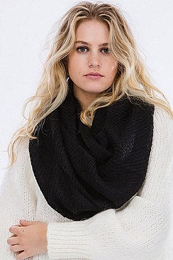 Pack of 12 (pieces) Assorted Infinity Knitted Scarves FM-WISF209