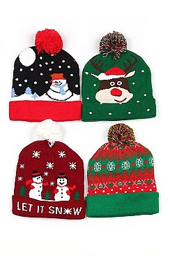 Holiday Christmas Theme Beanie FM-CHT6926