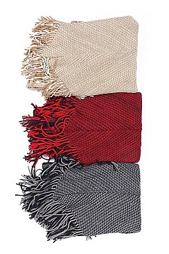 Fashionable Hooded Fringe Poncho FM-AV239DC