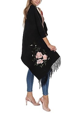 Elegant Fancy Poncho with Tassel FM-AV316