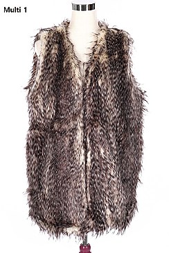 Elegant Soft Fur Vest FM-VEST1002