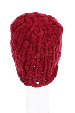 Pack of 12 (pieces) Assorted Fashionable Chunky Beanies