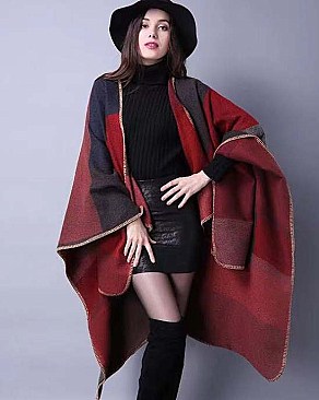 PLAID X-LARGE SOFT BLANKET SCARF