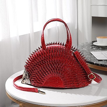 Porcupine in Hand Handbag