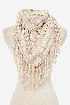 INFINITY FRINGE FASHION SCARF