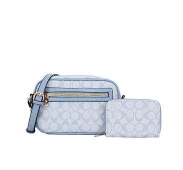 Oval Monogram Crossbody Bag With Wallet