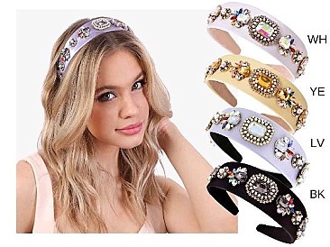 CHARMING FASHION STONE HEADBAND