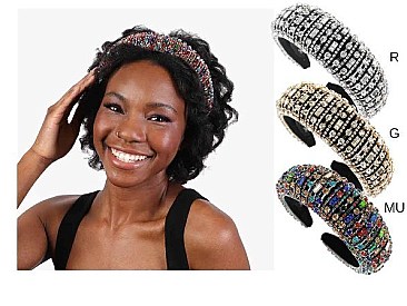 ELEGANT JEWEL HIGH FASHION HEADBAND