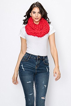 Knit Net Infinity Scarf