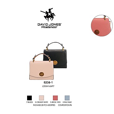 David Jones Boxy Satchel