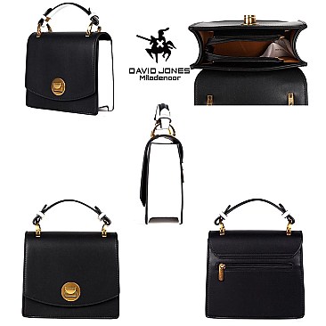 David Jones Boxy Satchel