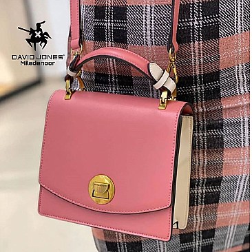 David Jones Boxy Satchel