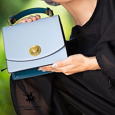 David Jones Boxy Satchel