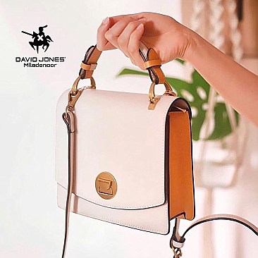 David Jones Boxy Satchel