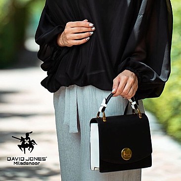 David Jones Boxy Satchel