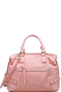CLASSIC AUGUSTA SATCHEL BAG WITH LONG STRAP JY-11936AML