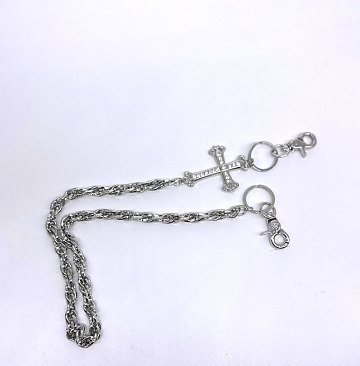 Trendy Cross Pants Chain Belt Chain