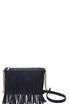 CHIC WILLA TASSEL CROSSBODY BAG JY-12547ML