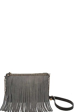 CHIC WILLA TASSEL CROSSBODY BAG JY-12547ML