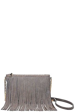 CHIC WILLA TASSEL CROSSBODY BAG JY-12547ML