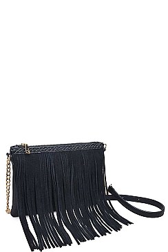 CHIC WILLA TASSEL CROSSBODY BAG JY-12547ML