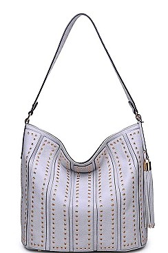 CHIC MARBLED VEGAN LEATHER LUXURY NICOLA HOBO BAG JY12849