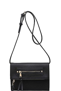 LUXURY ELLIE FAUX LEATHER CROSSBODY SLING BAG JY-13149ML