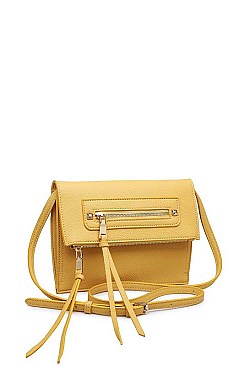 LUXURY ELLIE FAUX LEATHER CROSSBODY SLING BAG JY-13149ML