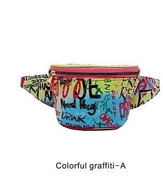 Fashion Graffiti Fanny Bag