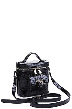 CLASSIC VOYAGE CROC CROSSBODY BAG JY-13227CML