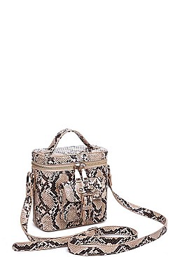 STYLISH VOYAGE SNAKE CROSSBODY BAG JY-13227SML