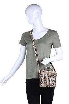 STYLISH VOYAGE SNAKE CROSSBODY BAG JY-13227SML