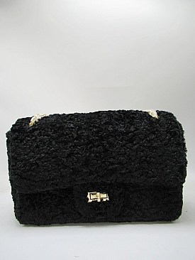 Stylish  Faux Fur Plush Bag