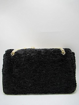 Stylish  Faux Fur Plush Bag