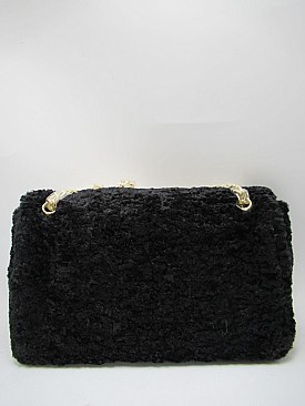 Stylish  Faux Fur Plush Bag
