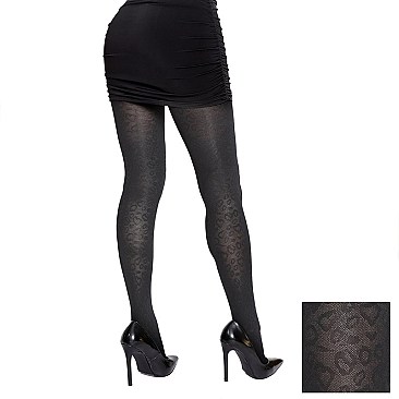 PANTYHOSE STOCKING WITH VICTORIAN LACE DESIGN SL1342