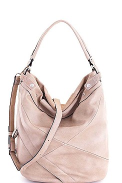 Genuine Leather Luxury SIMONE Tote Bag with Long Strap JY-14097-ML