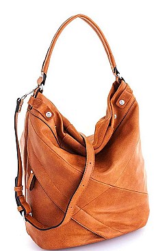 Genuine Leather Luxury SIMONE Tote Bag with Long Strap JY-14097-ML