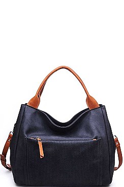 CHIC LUXURY MIKA SATCHEL BAG WITH LONG STRAP JY-14200ML