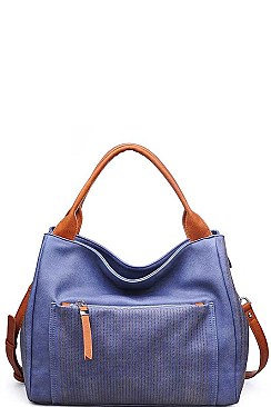 CHIC LUXURY MIKA SATCHEL BAG WITH LONG STRAP JY-14200ML