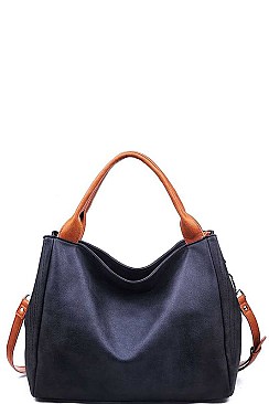 CHIC LUXURY MIKA SATCHEL BAG WITH LONG STRAP JY-14200ML