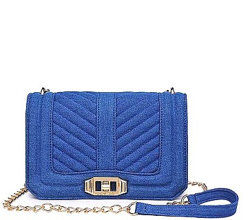 QUILTED LUXURY AUSTIN CROSSBODY BAG