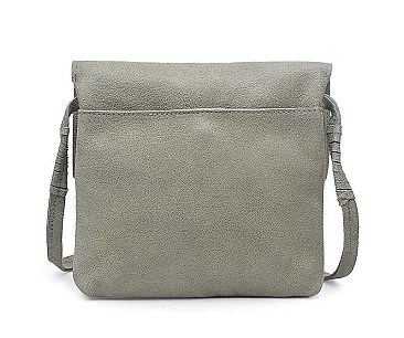 MODERN GENUINE SUEDE PLAIN DESIGN CROSSBODY BAG