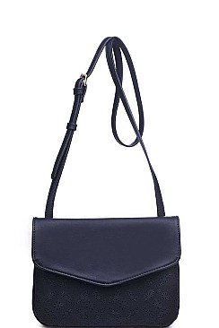 CHIC LUXURY TATE-PERFORATED CROSSBODY BAG JY-15399ML